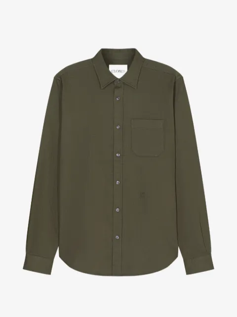 Closed patch-pocket shirt