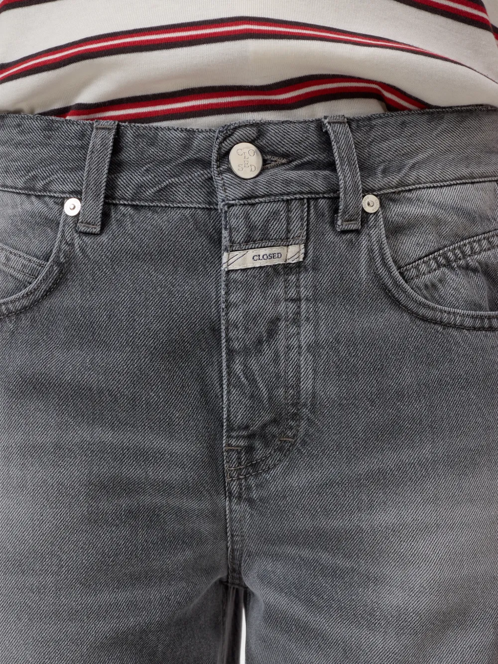 Closed Nikka katoenen jeans Grijs