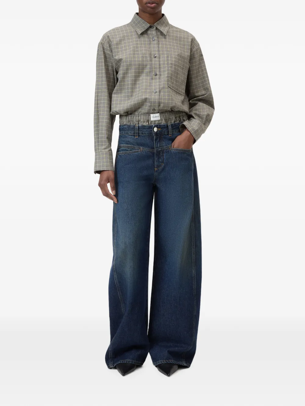 Closed Tori-X jeans met wijde pijpen Blauw