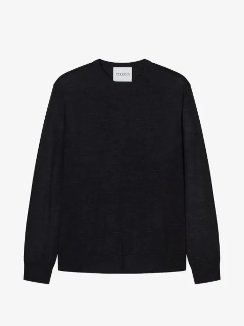 Closed crew-neck sweater