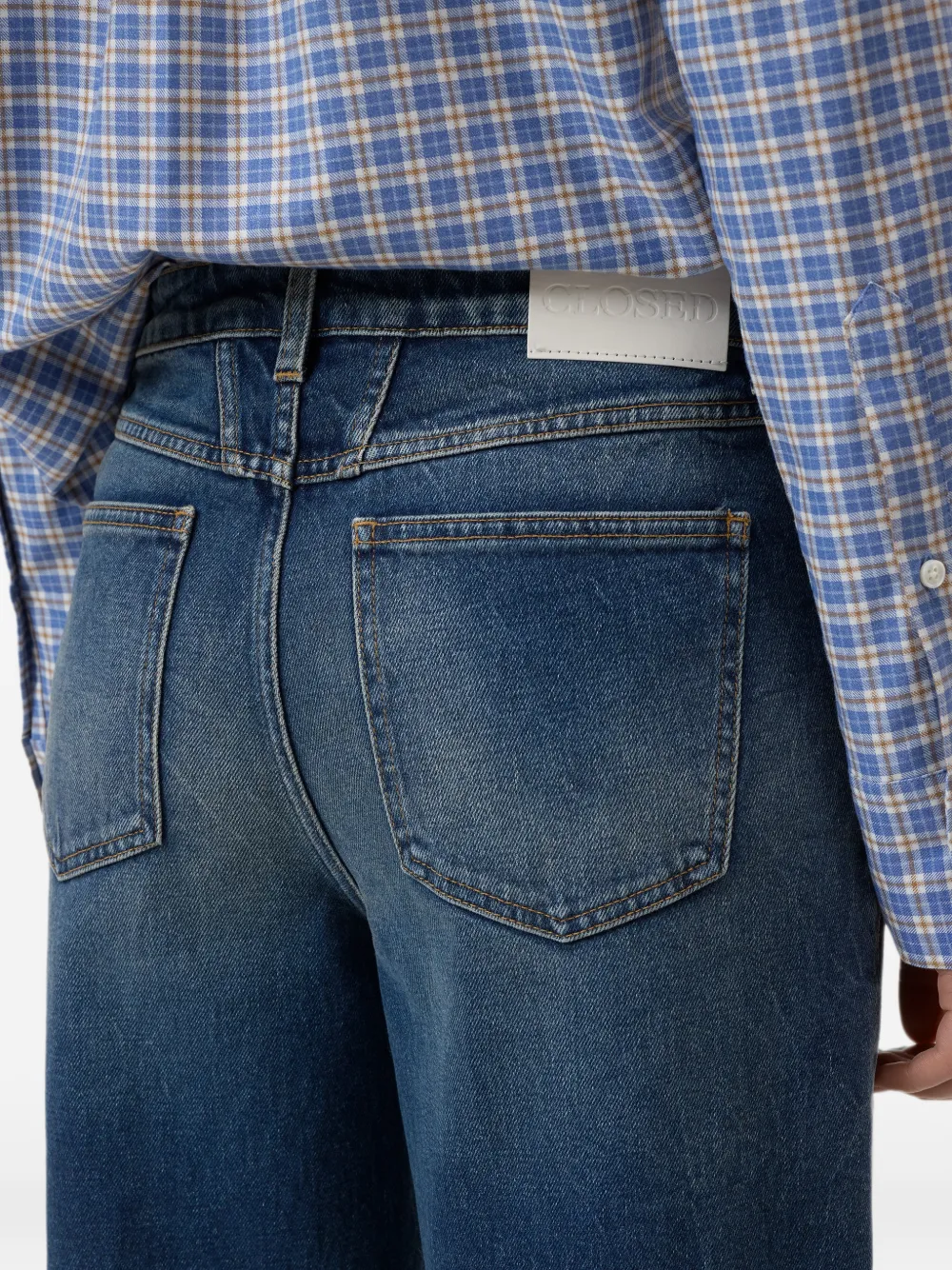 Closed Stover-X jeans met toelopende pijpen Blauw