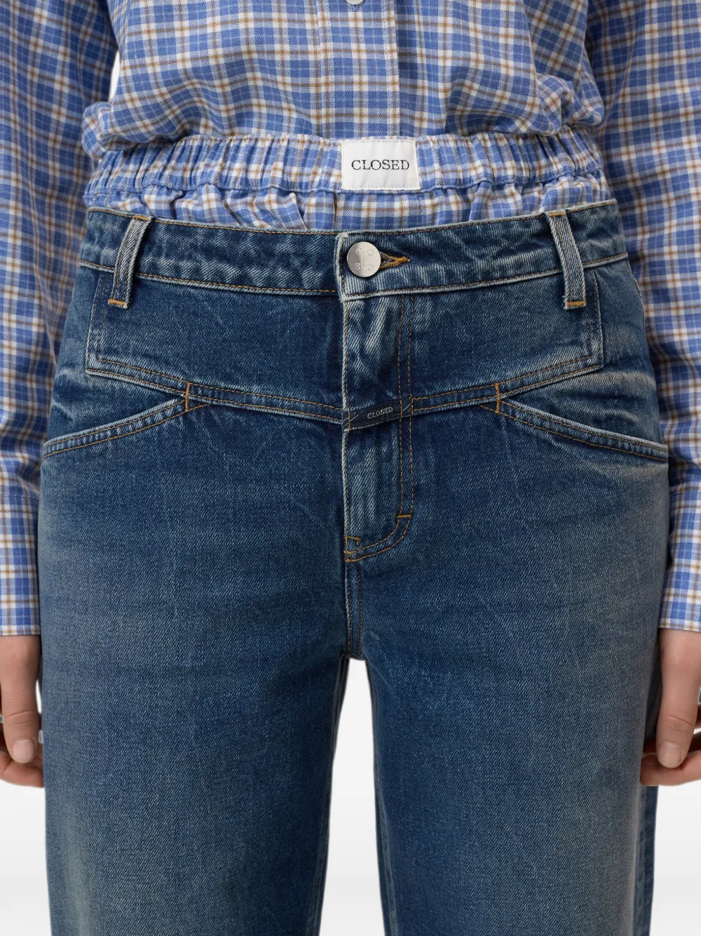 Closed Stover-X jeans met toelopende pijpen Blauw
