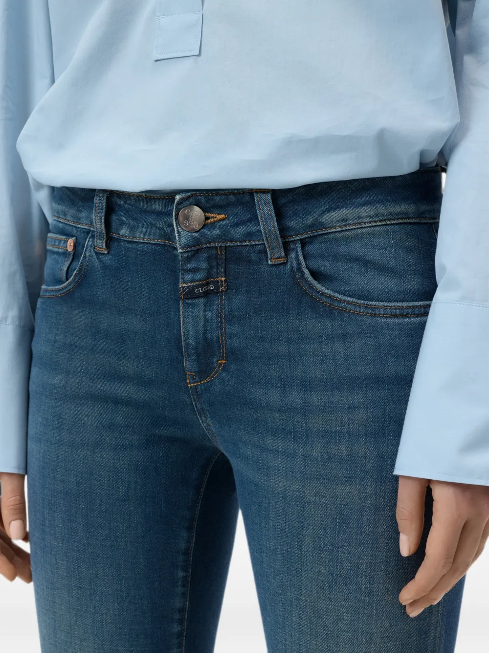 Closed Skinny jeans Blauw