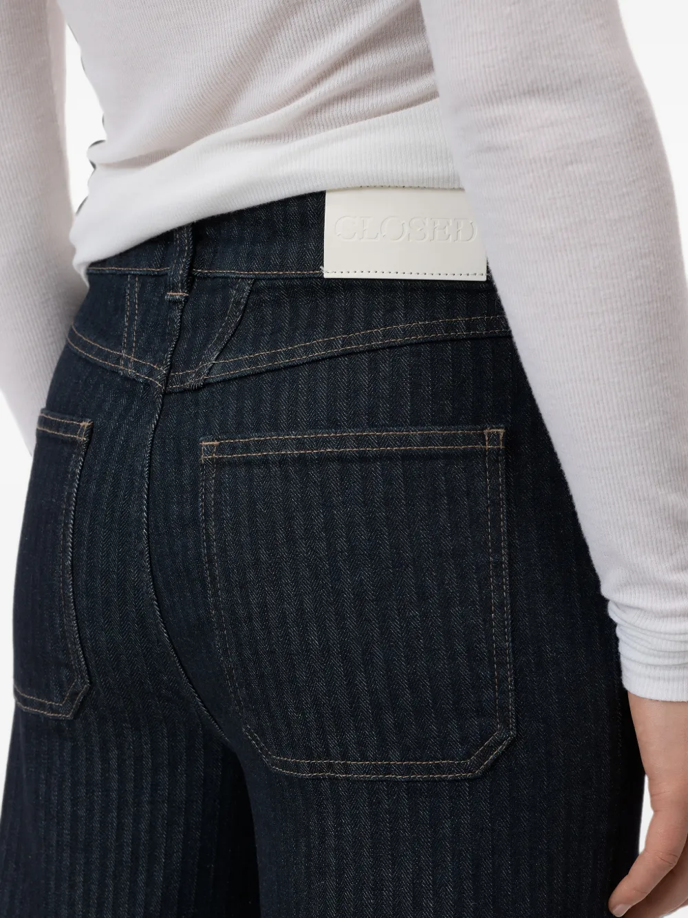 Closed Wera jeans met wijde pijpen Blauw