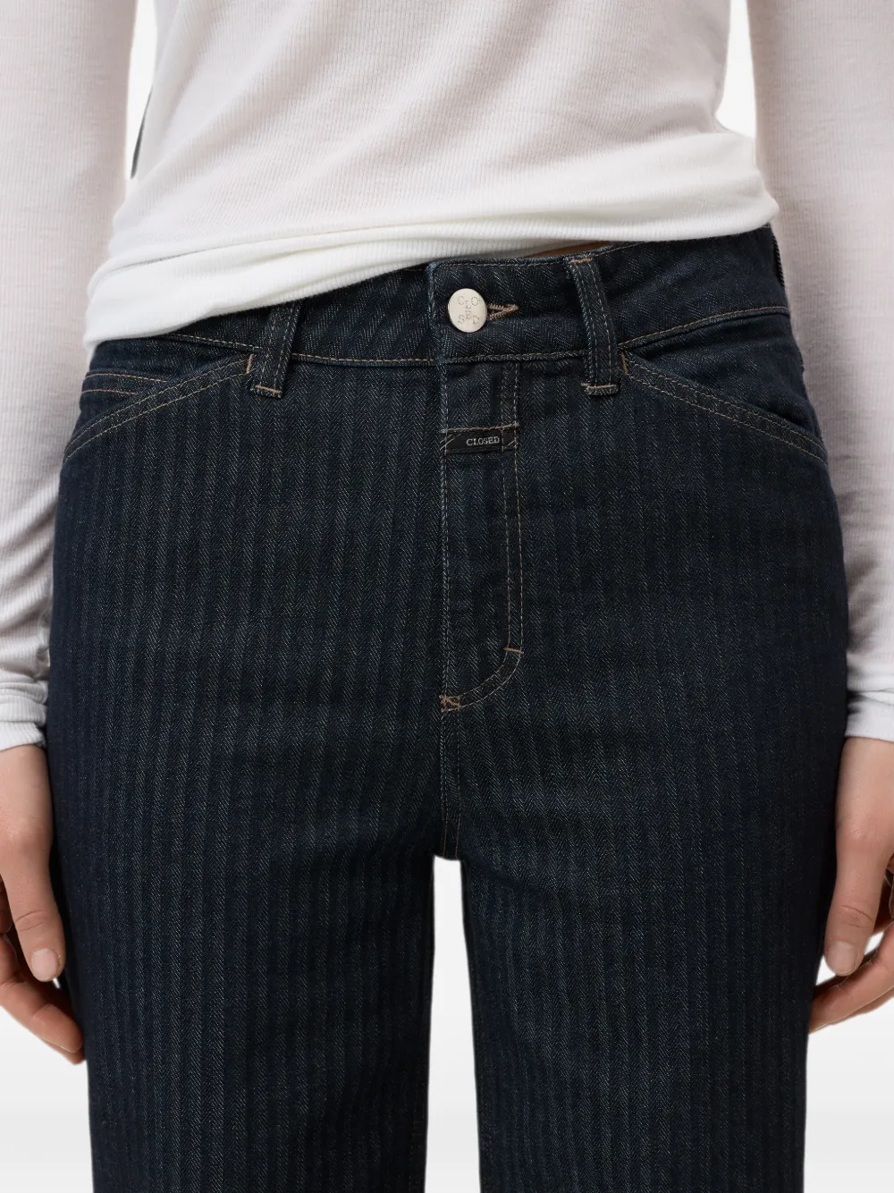 Closed Wera jeans met wijde pijpen Blauw