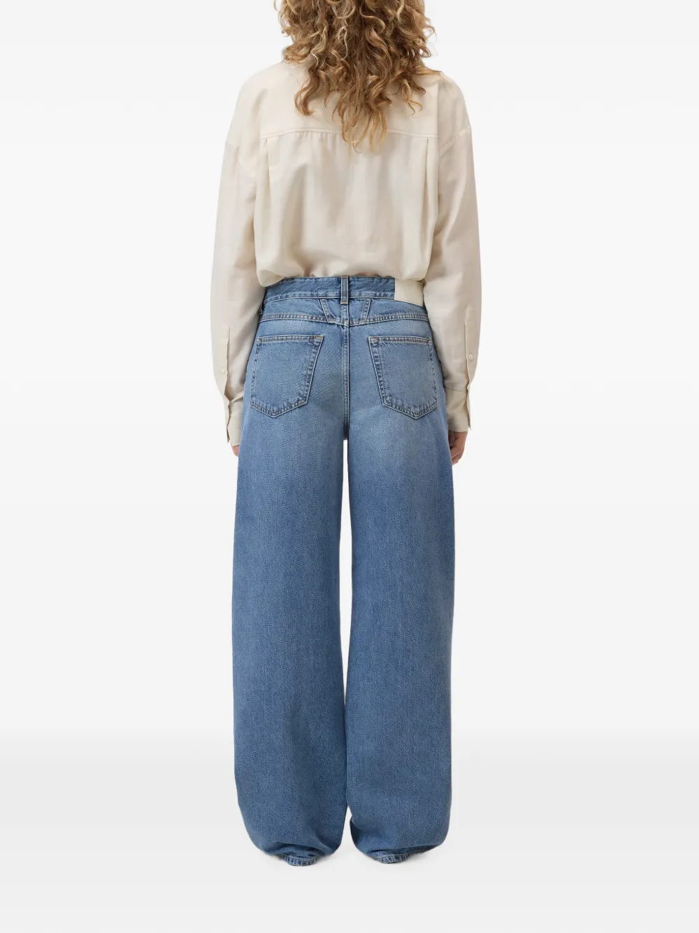 Closed Nikka jeans met wijde pijpen Blauw