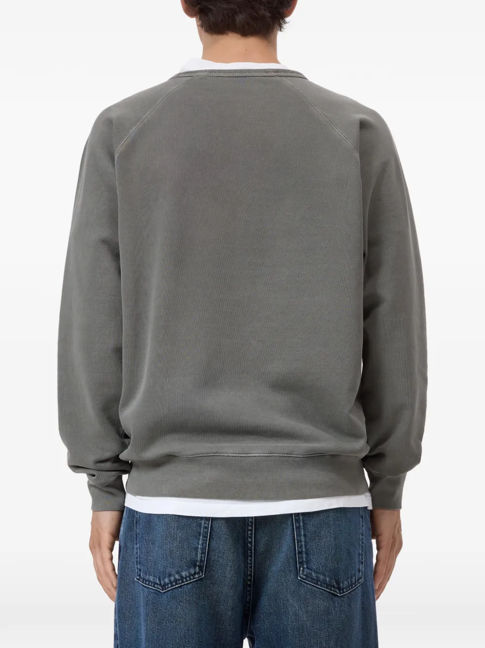 Closed Sweater met raglan mouwen Groen