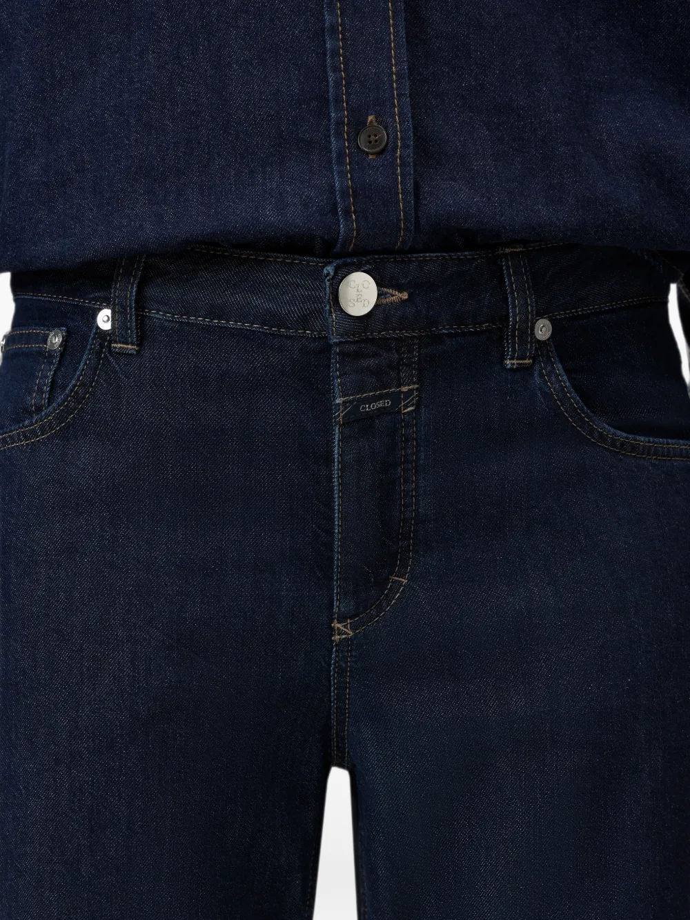 Closed Gillan straight-leg jeans Blauw