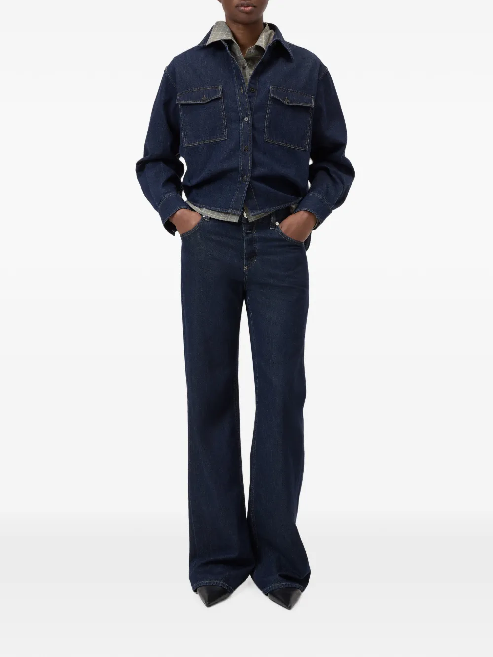 Closed Gillan straight-leg jeans Blauw