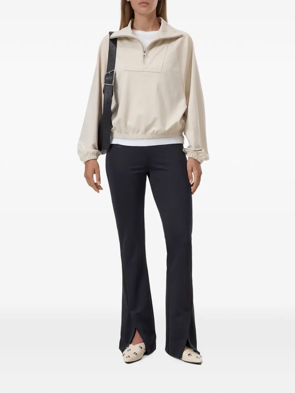 Closed Flared broek Zwart