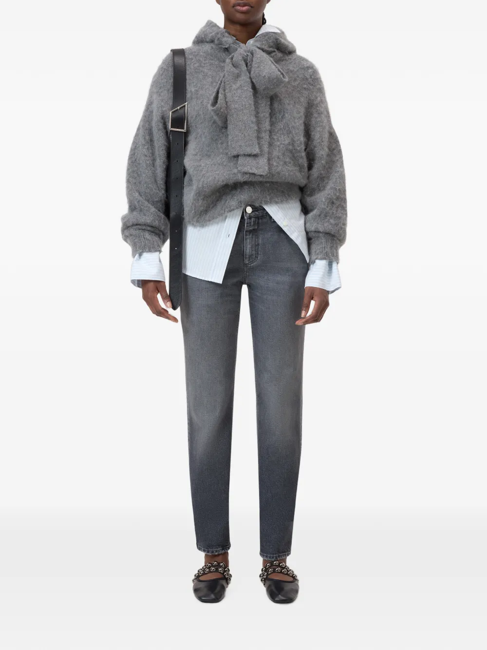 Closed Jora straight jeans Grijs