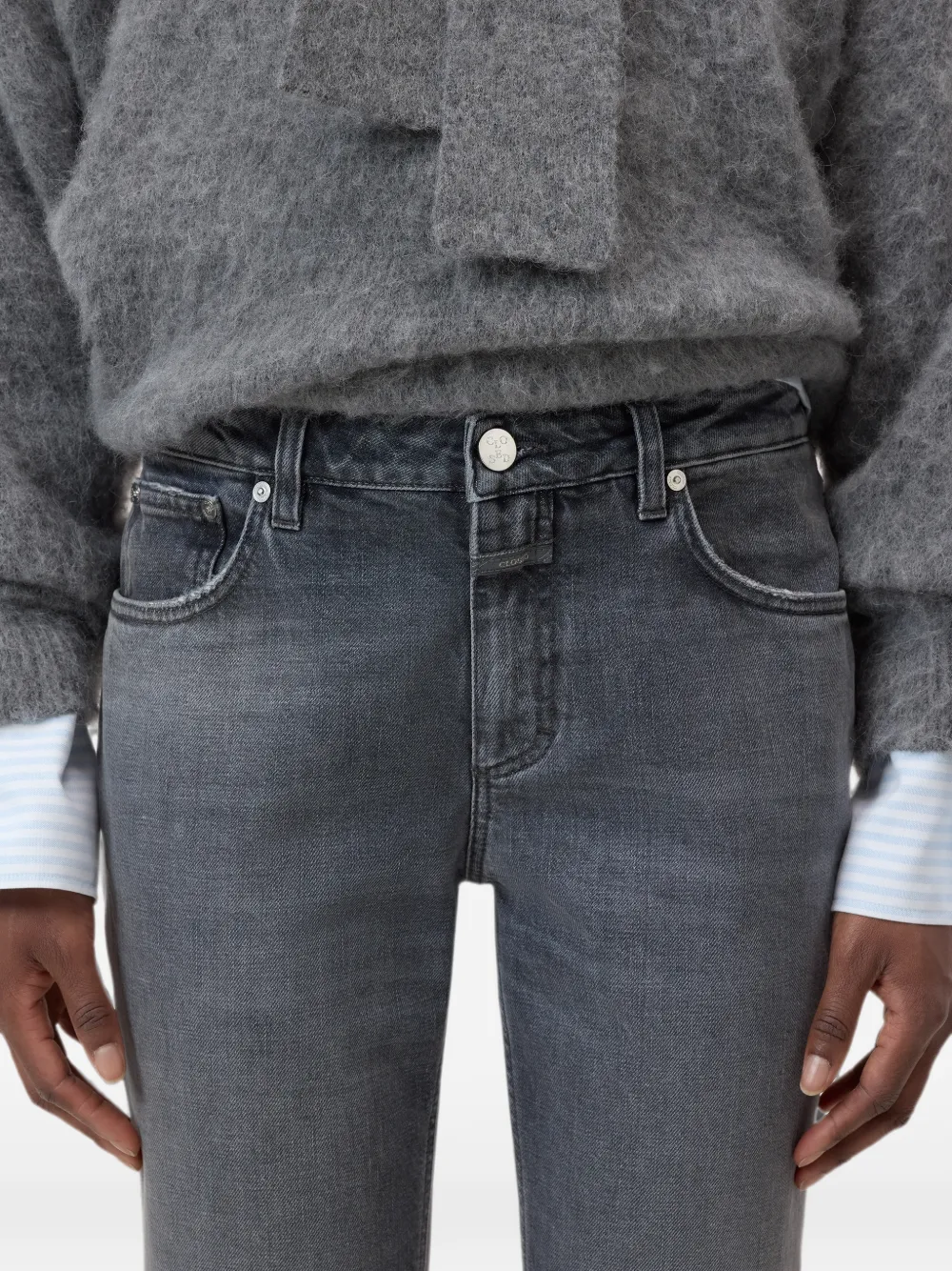 Closed Jora straight jeans Grijs