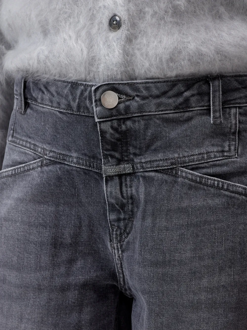 Closed Stover-X straight jeans Grijs