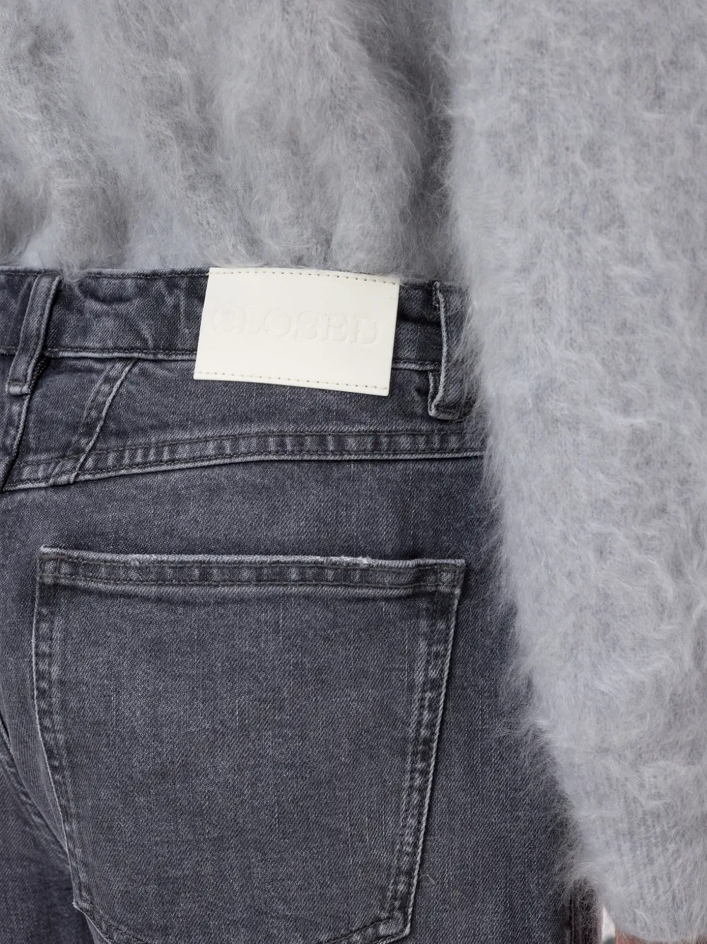 Closed Stover-X straight jeans Grijs