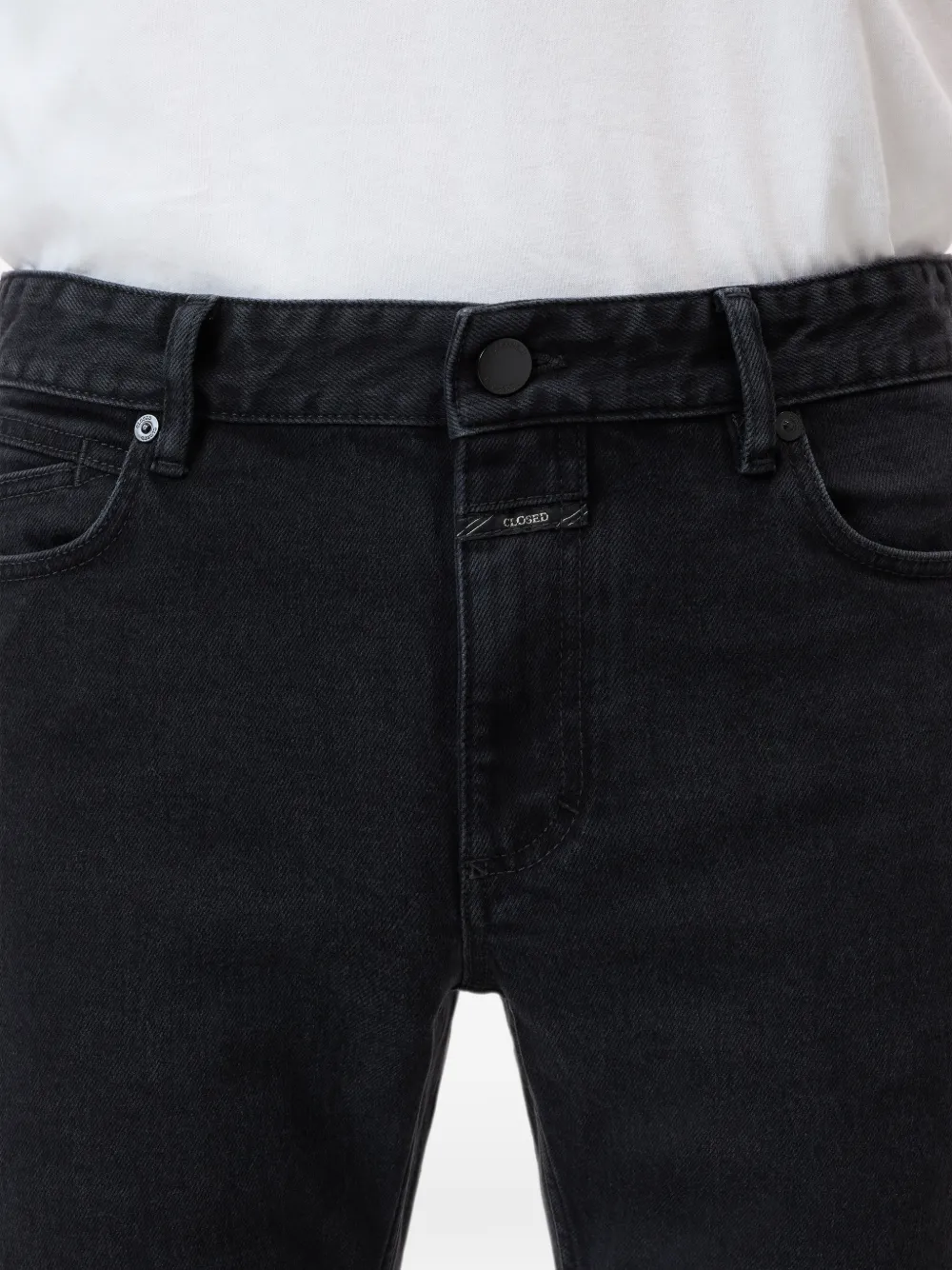 Closed Slim-fit jeans Zwart