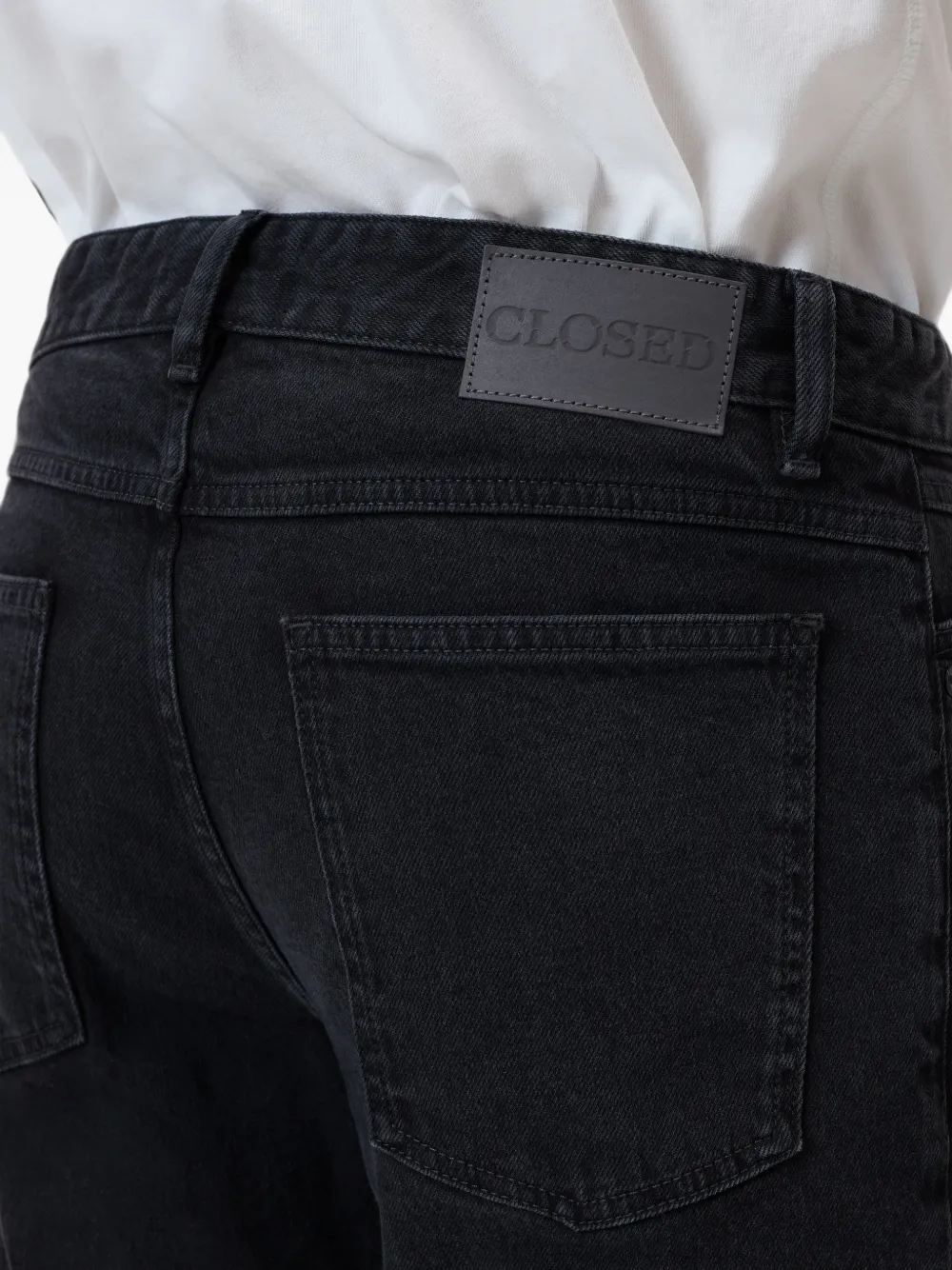 Closed Slim-fit jeans Zwart