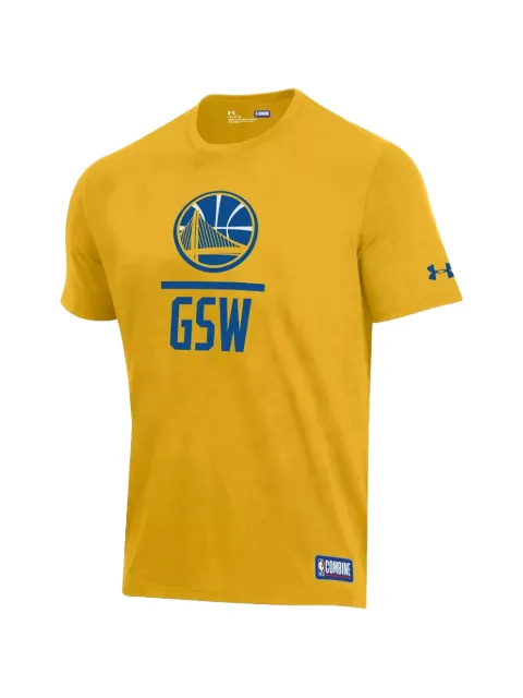 Under Armour Kids NBA GS Warriors Combine Lock Up graphic-print T-shirt