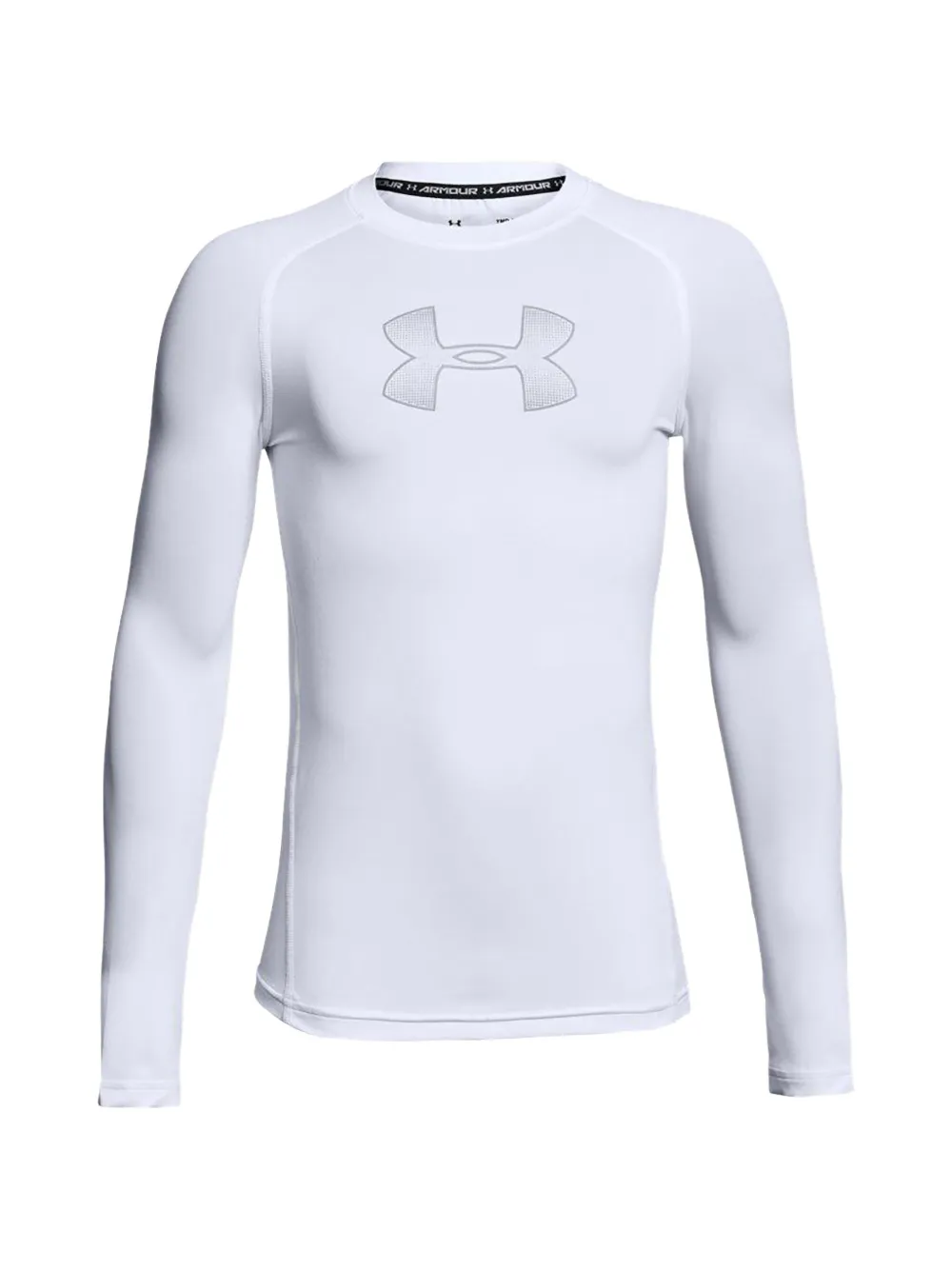Under Armour Kids HeatGear long-sleeve T-shirt - White