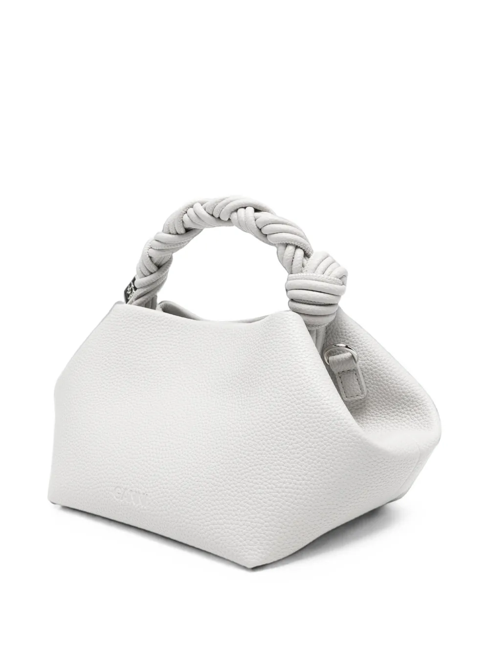GANNI Kleine Bou tas met handvat Beige