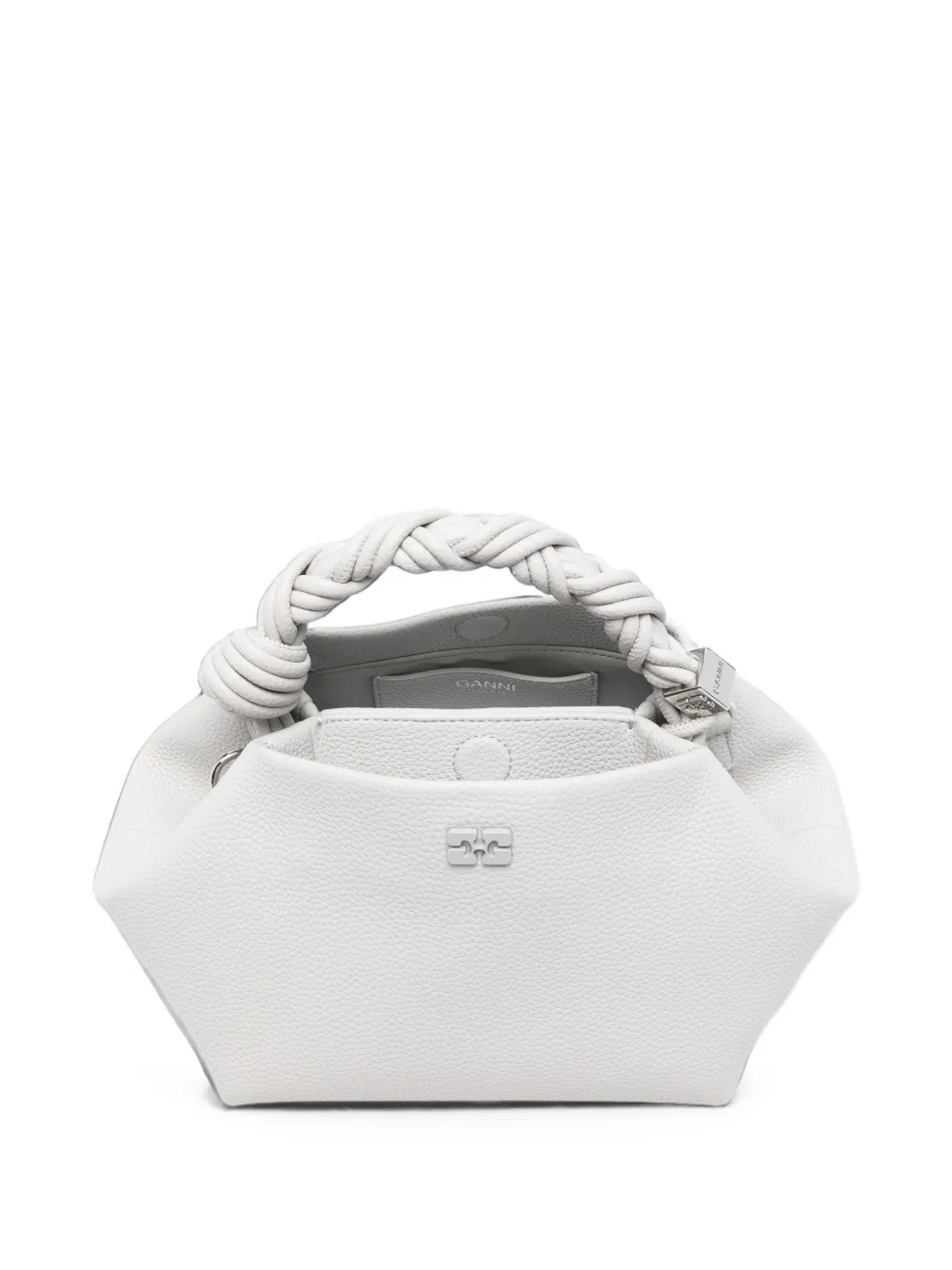 GANNI Kleine Bou tas met handvat Beige