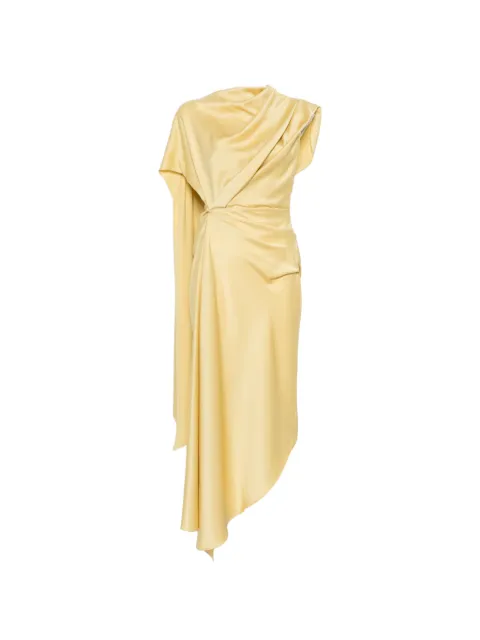 De La Vali Lunessa draped asymmetric dress