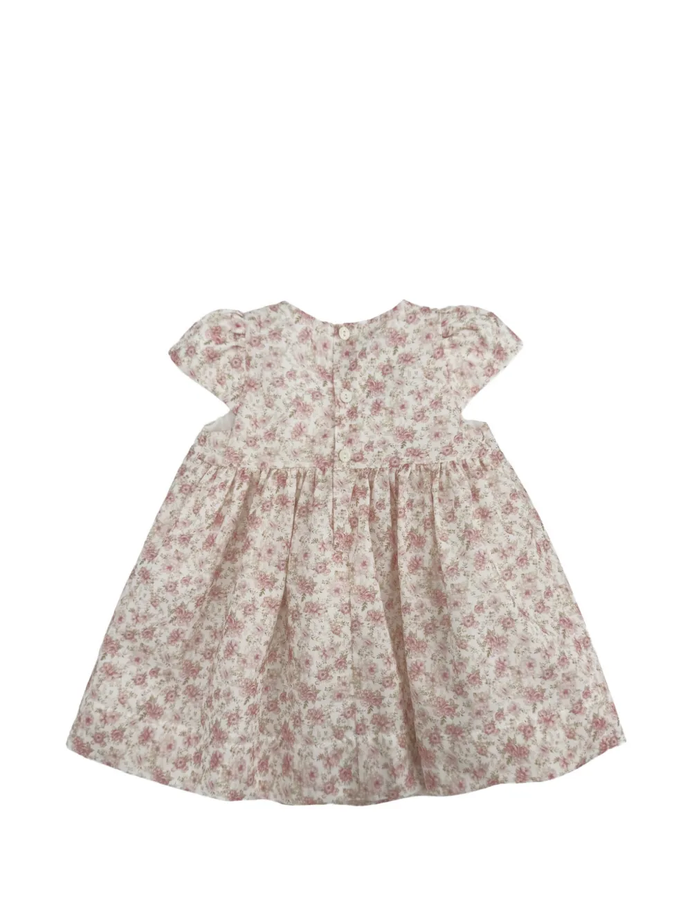La Stupenderia Jurk met bloemenprint en strikdetail Wit
