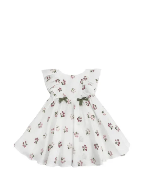 La Stupenderia vestido con bordado y volantes