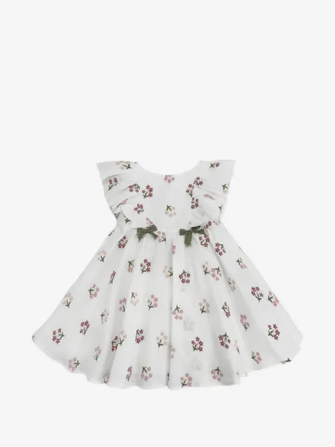 La Stupenderia embroidered ruffled dress