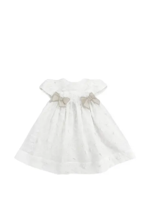 La Stupenderia embroidered bow-detail dress