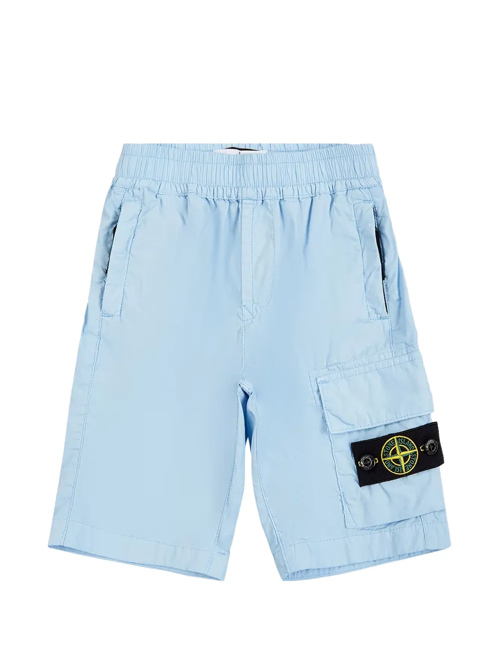 Stone Island Compass-patch cargo shorts - Blue