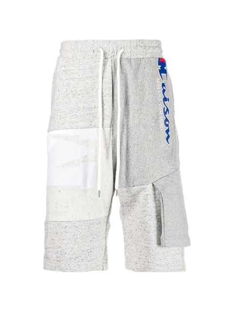 Maison MIHARA YASUHIRO reconstructed panelled shorts