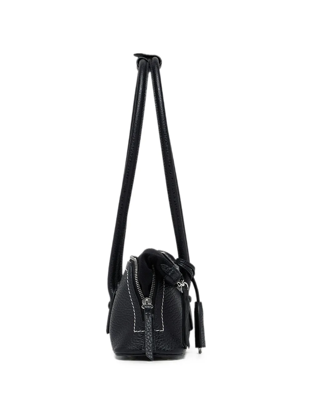 Maison Margiela 5AC leren schoudertas met logo-patch Zwart