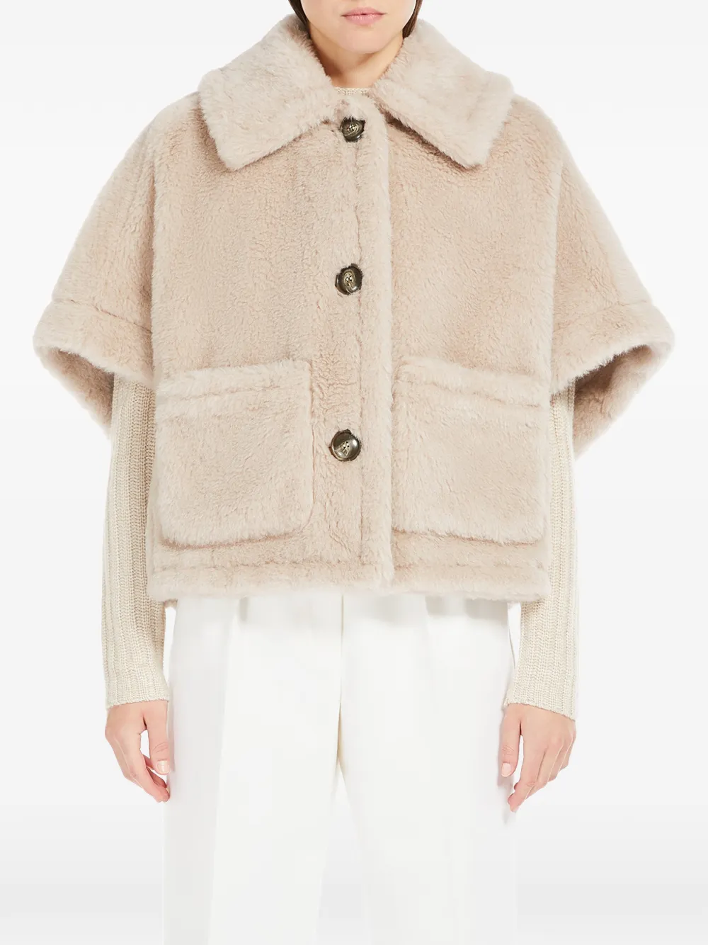Max Mara Jack met korte mouwen Beige