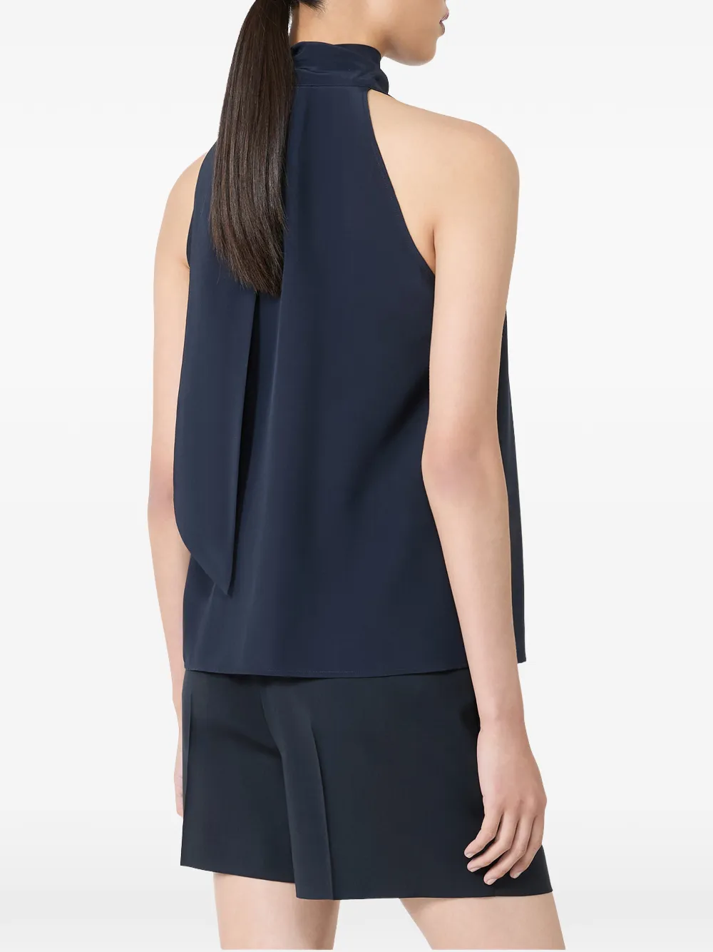 Max Mara Zijden top Blauw