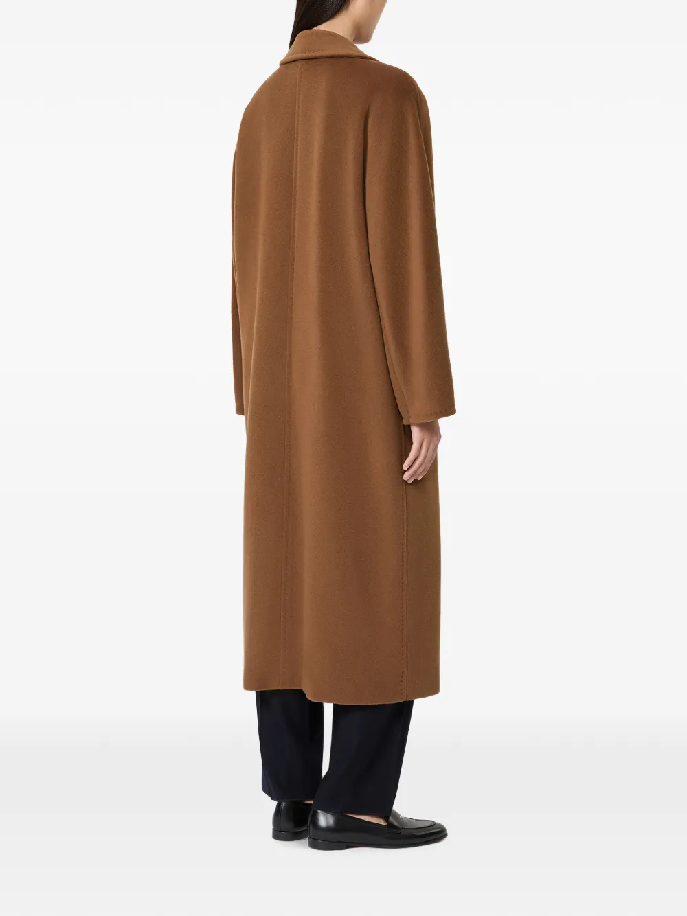 Max Mara Jas met dubbele rij knopen Bruin