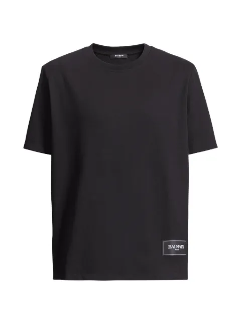 Balmain logo-patch T-shirt