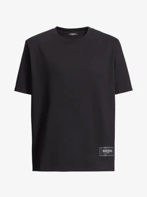 Balmain logo-patch T-shirt