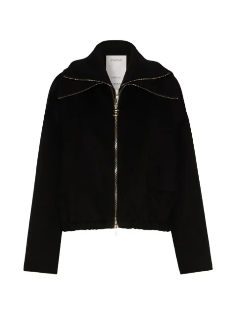 Sportmax veste en laine à fermeture zippée