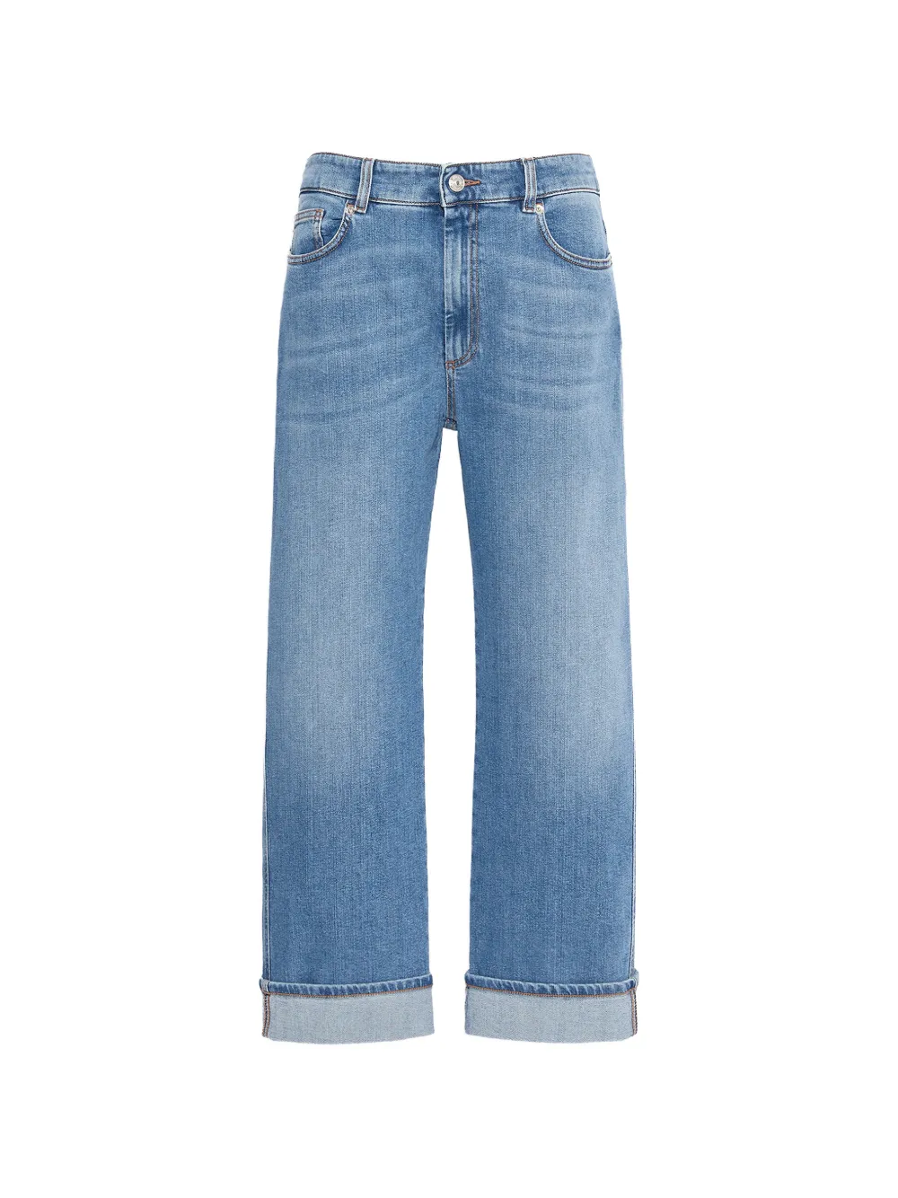 Sportmax straight-leg turned-up jeans