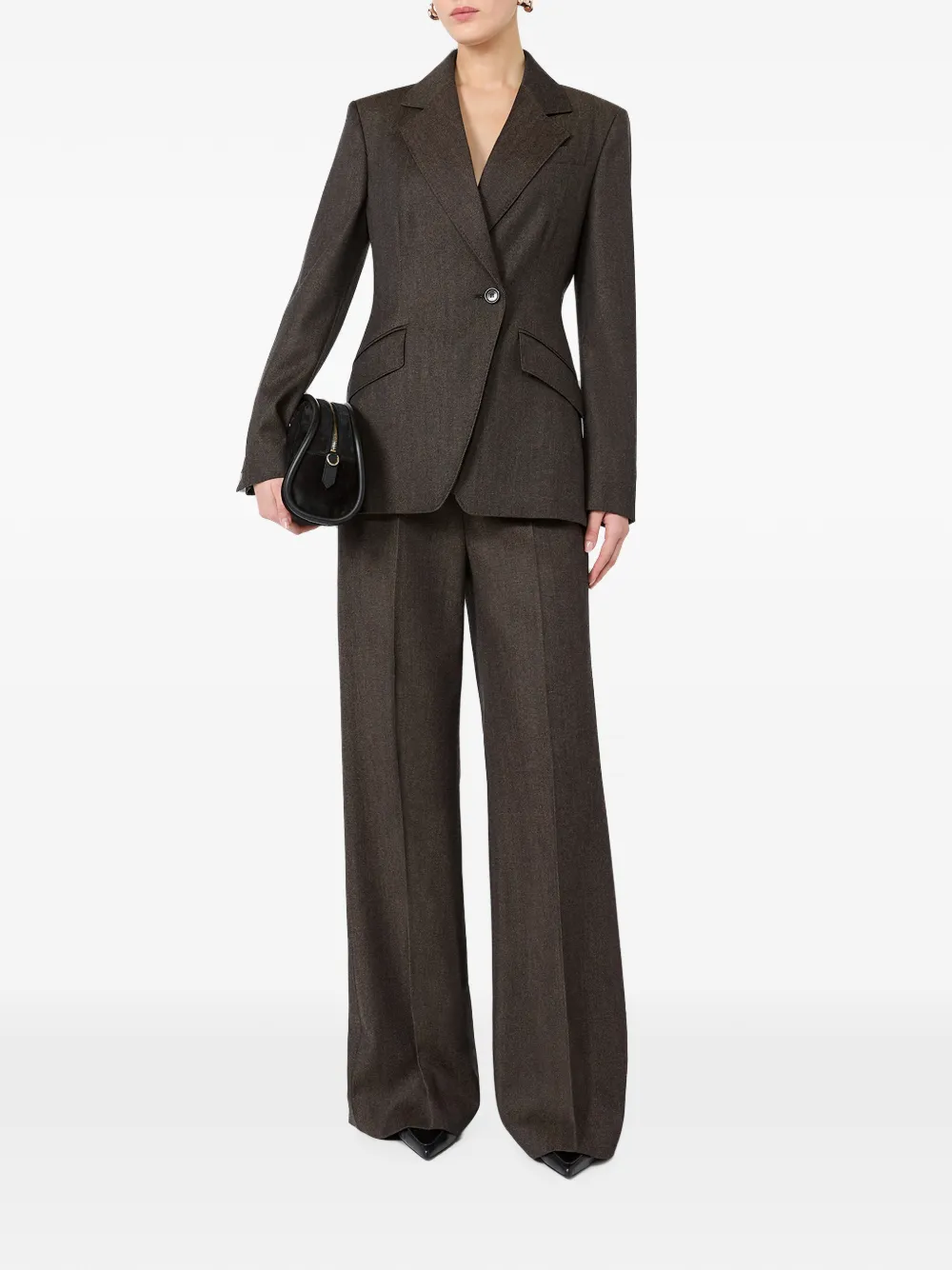 Max Mara Geplooide broek Bruin