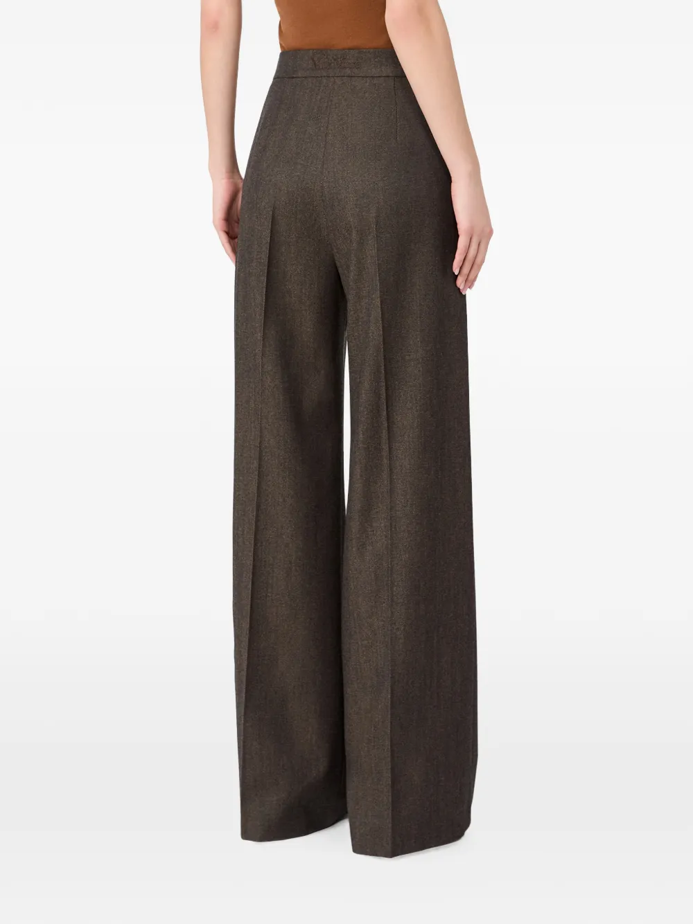 Max Mara Geplooide broek Bruin