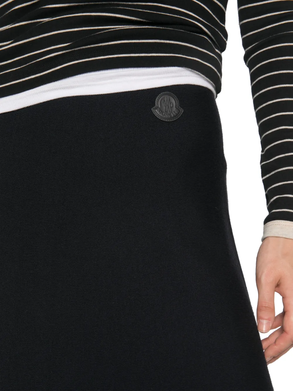 Moncler Blouse met logopatch Blauw