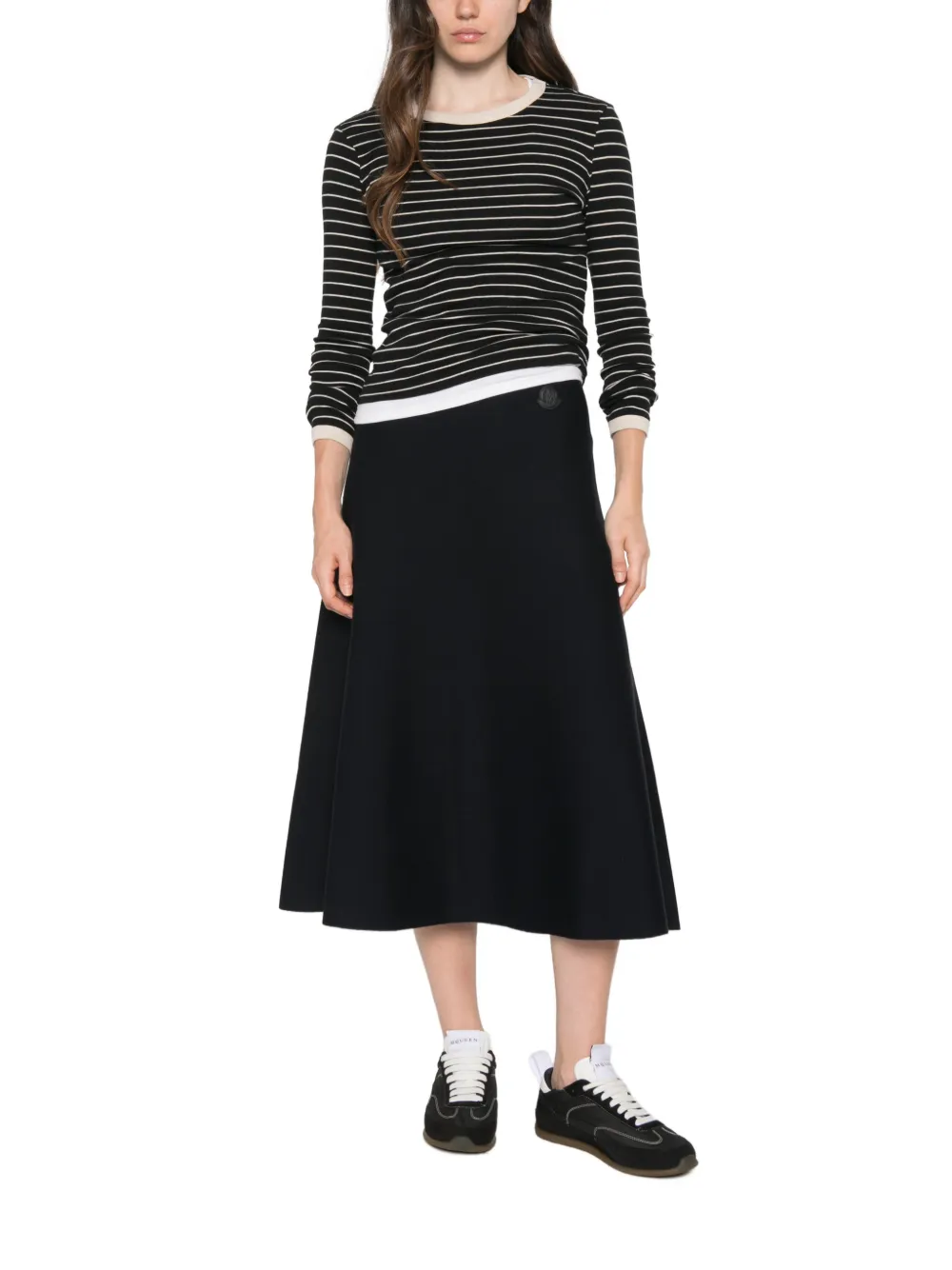 Moncler Blouse met logopatch Blauw