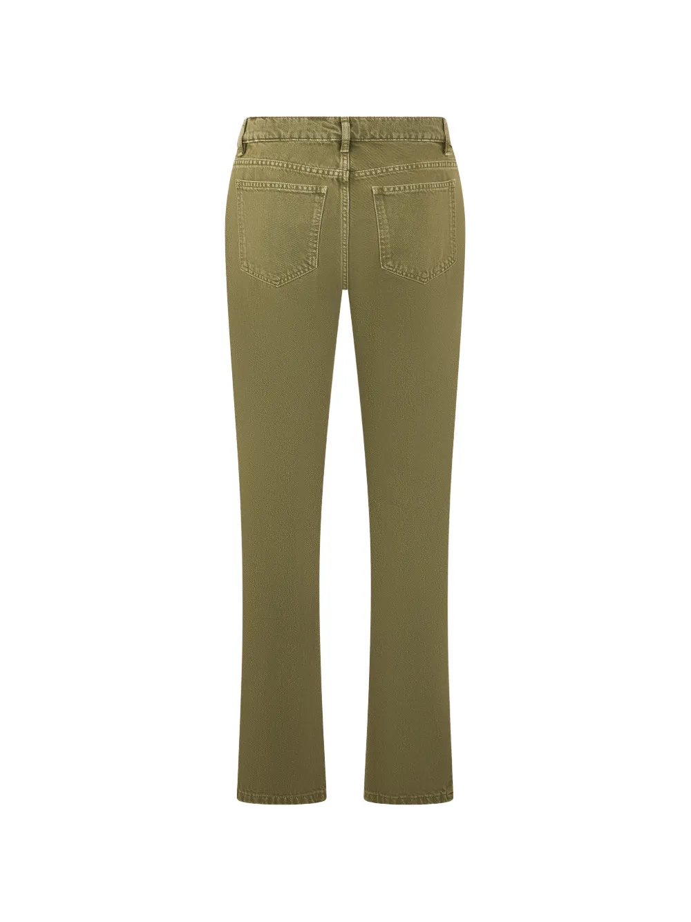 Moschino Straight jeans met knopen Groen