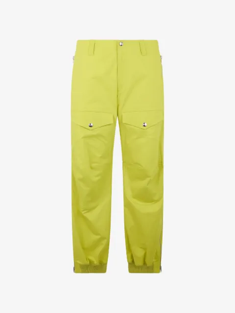 Moschino pantalones rectos con tobillos elásticos