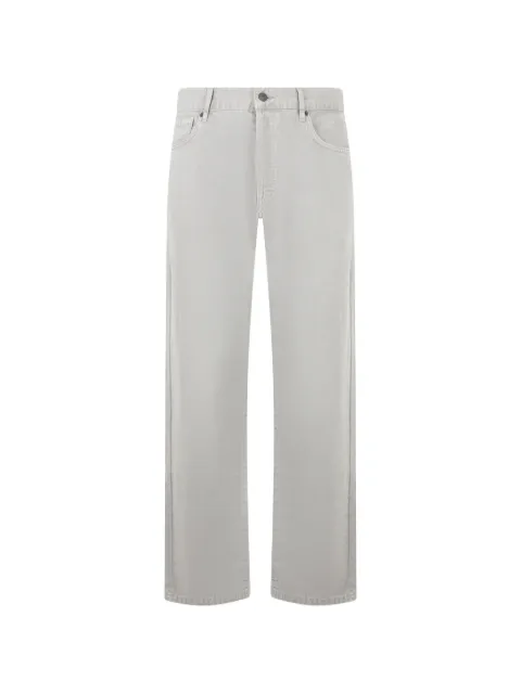 Moschino logo-embroidered jeans