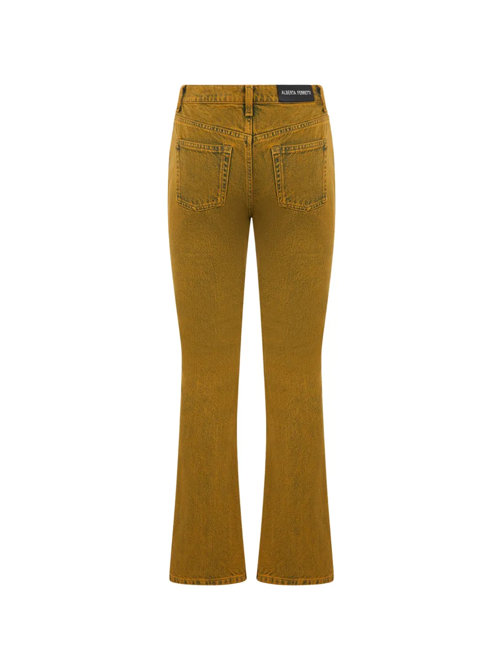 Alberta Ferretti Flared jeans Geel