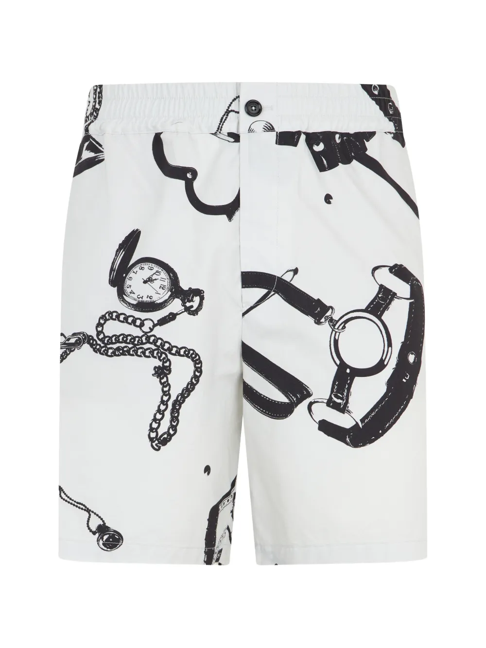 Moschino 그래픽 프린트 쇼츠 | 화이트 | Image 1