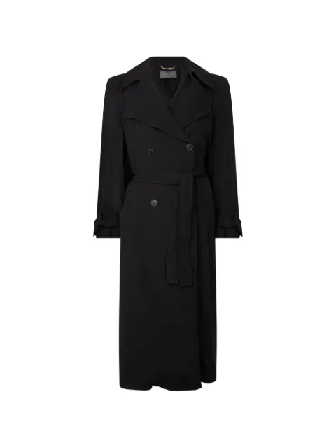 Alberta Ferretti Doppelreihiger Mantel mit Gürtel