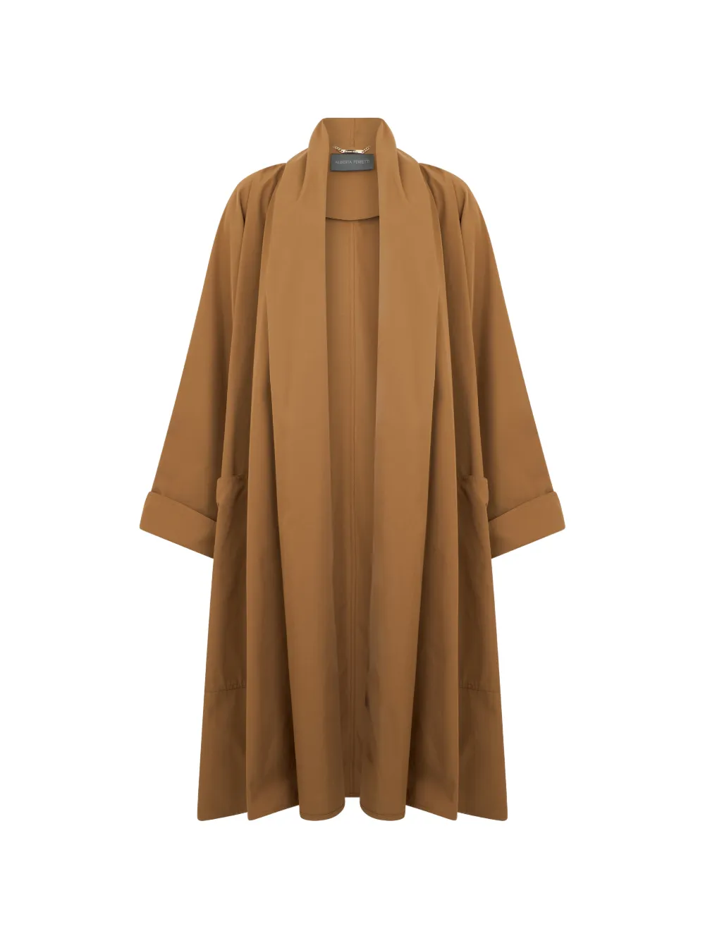 Alberta Ferretti oversized coat - Marrone
